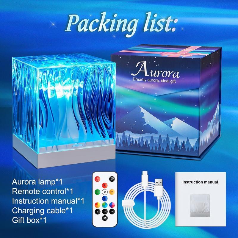 Bedroom ambient lighting, dimmable + remote control + timer space projector