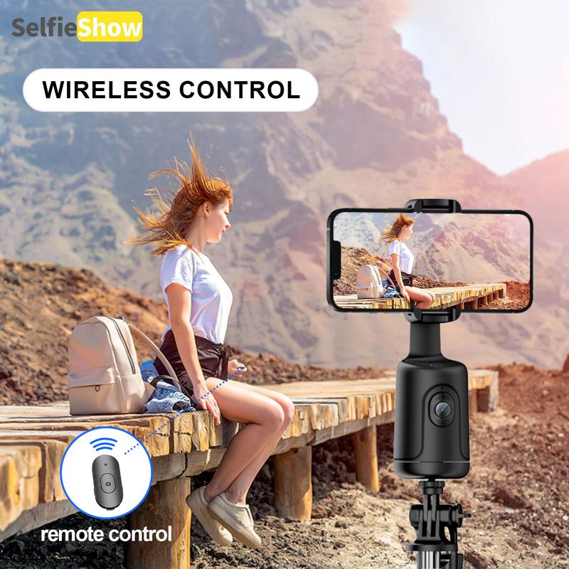 Smart AI face recognition phone tripod, 360° rotation