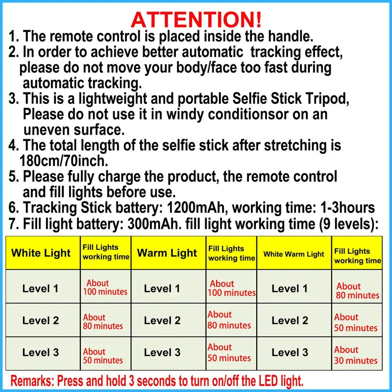 Intelligentes Stativ mit Gesichtserkennung: 360°-Autorotation für Vlogging und Live-Streams