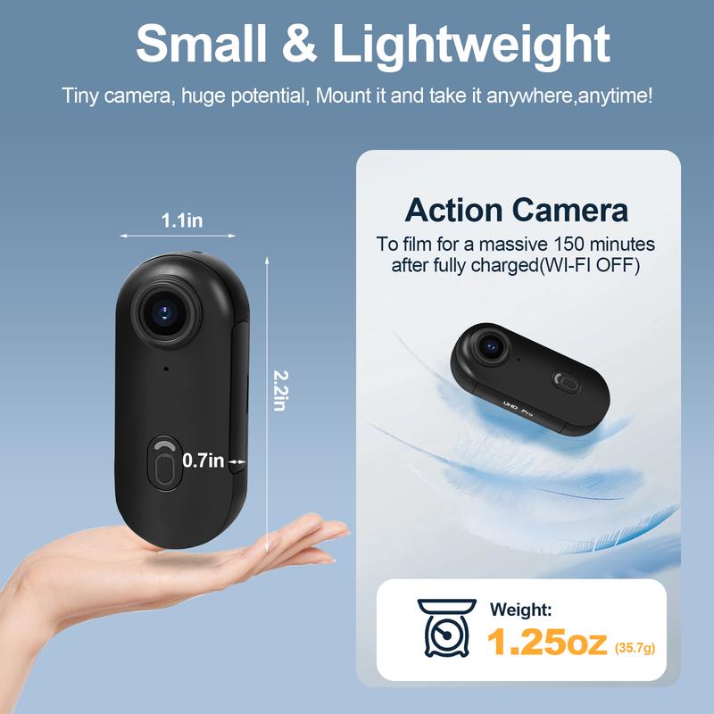 128GB 4K thumb-sized portable action camera