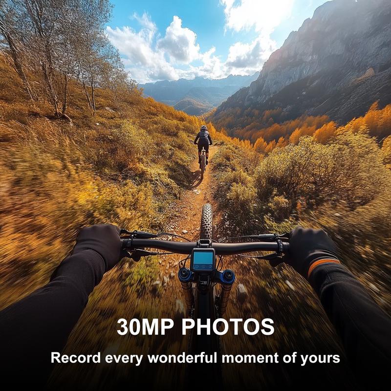 Caméra miniature NUISK : 128 Go, vidéo 4K POV, fixation magnétique