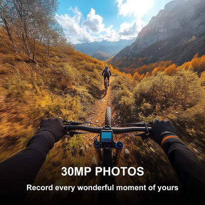 Caméra miniature NUISK : 128 Go, vidéo 4K POV, fixation magnétique