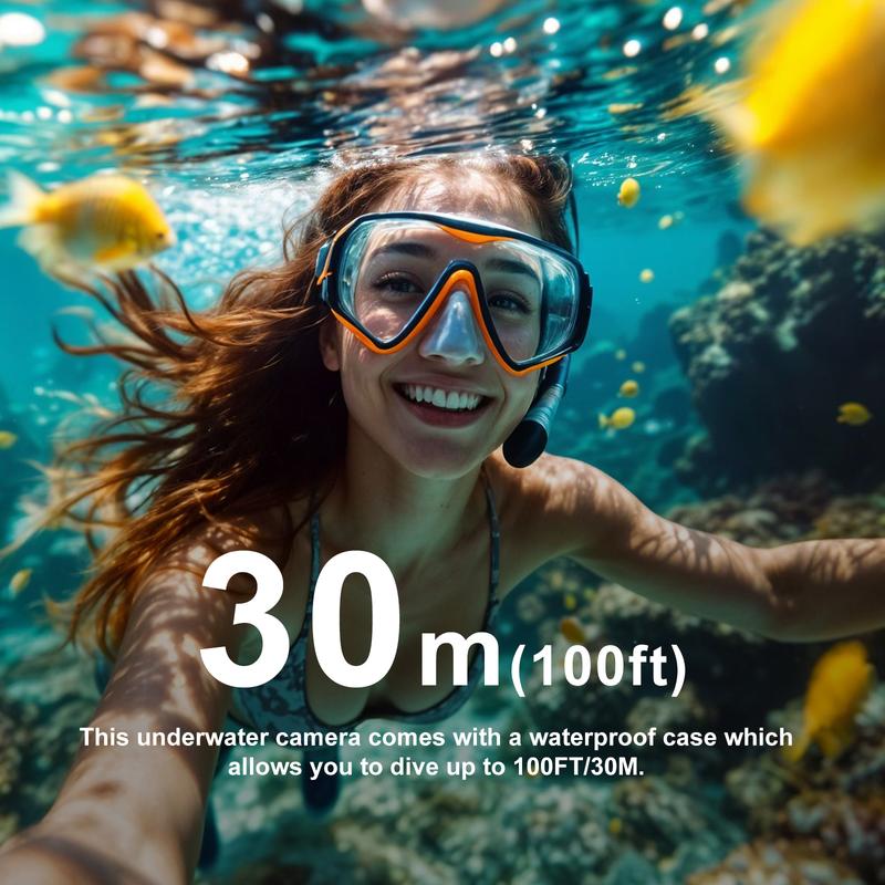 Caméra miniature NUISK : 128 Go, vidéo 4K POV, fixation magnétique