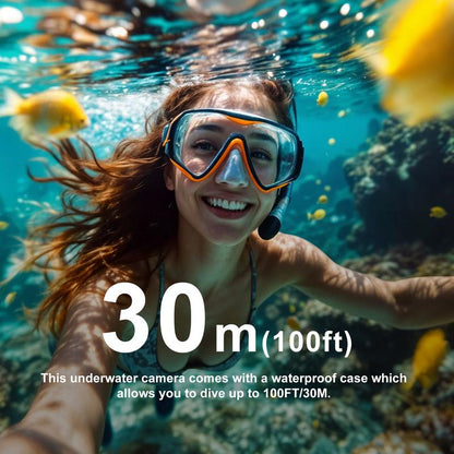 Caméra miniature NUISK : 128 Go, vidéo 4K POV, fixation magnétique