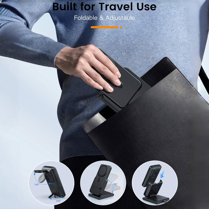 New 3-in-1 charging station, magnetic wireless charging station