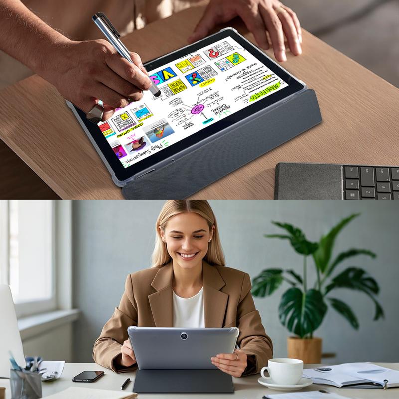 PYNAREL 10.1-inch Android 15 tablet, 12 (4+8) GB RAM, 64 GB internal storage