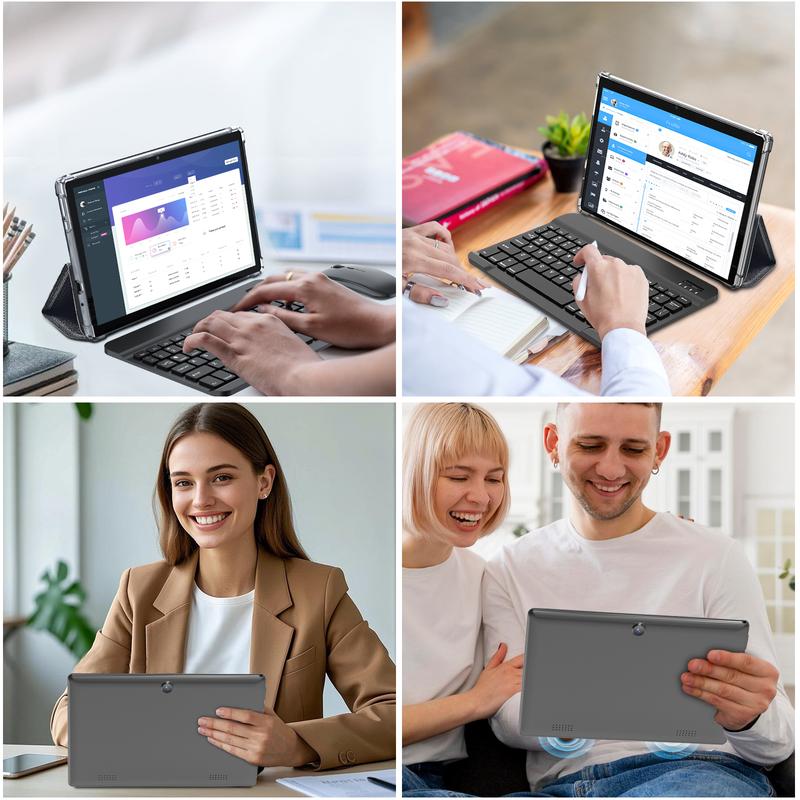 PYNAREL 10.1-inch Android 15 tablet, 12 (4+8) GB RAM, 64 GB internal storage